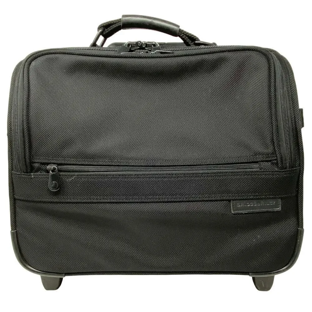 Briggs & Riley Baseline Rolling Cabin Bag Carry On Suitcase Black U114